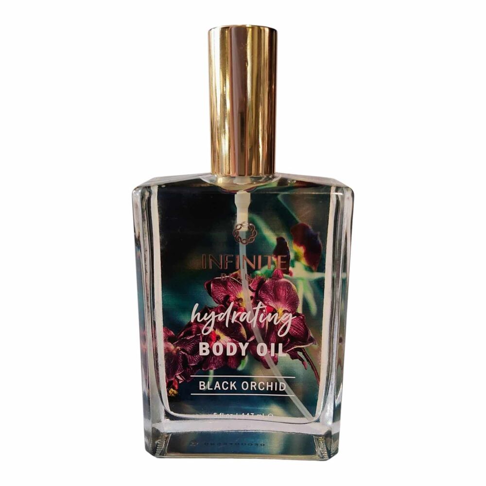 Infinite Beauty Hydrating Body Oil Black Orchid 5 fl oz NEW